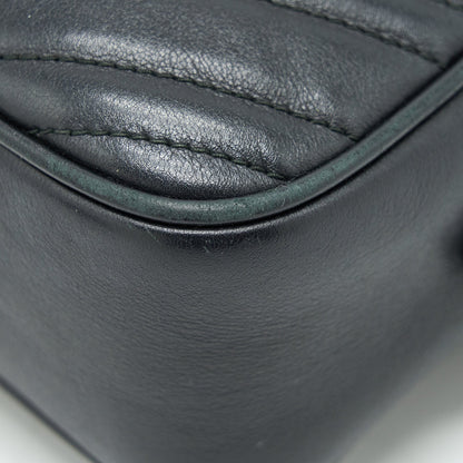 Gucci Marmont small matelasse shoulder bag black