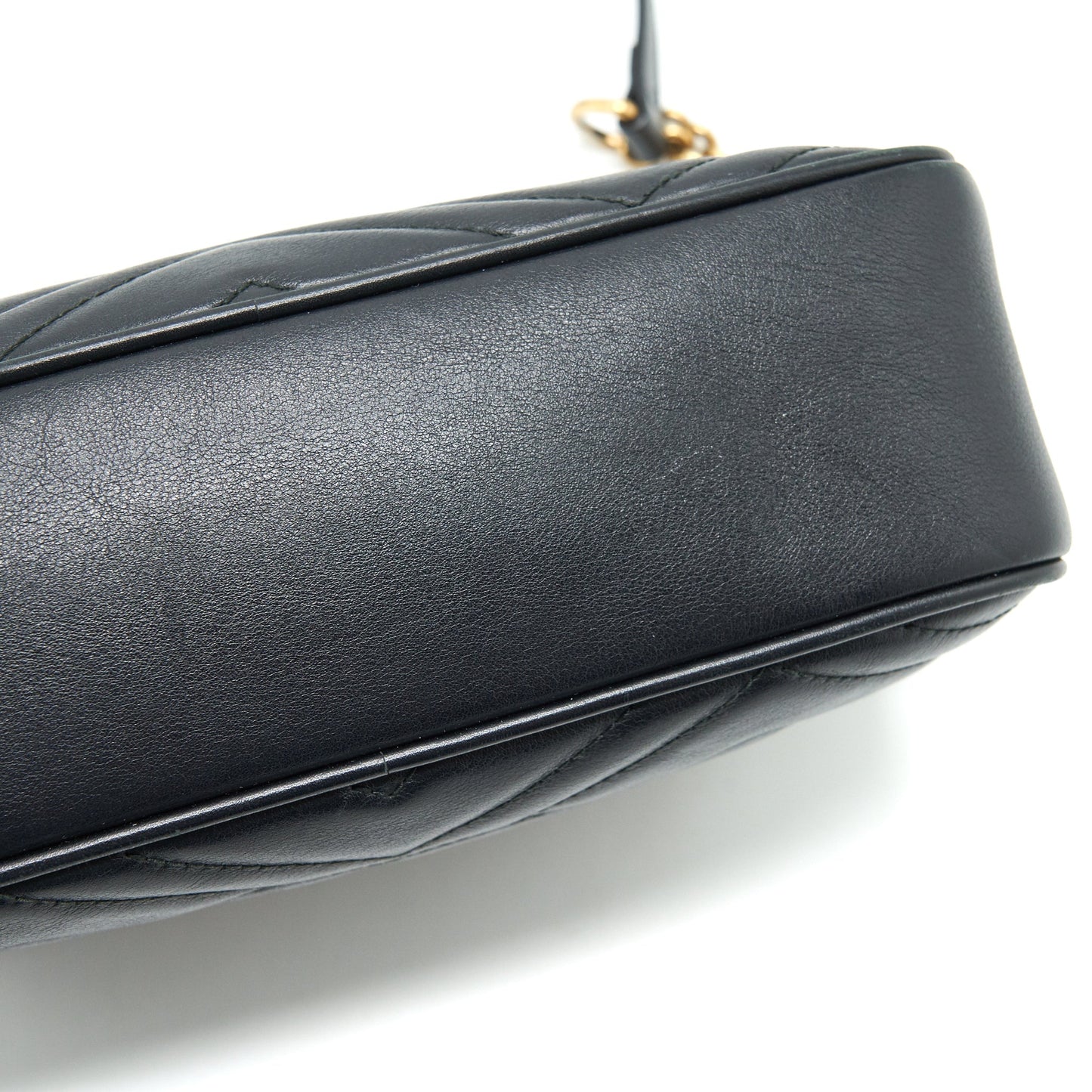 Gucci Marmont small matelasse shoulder bag black