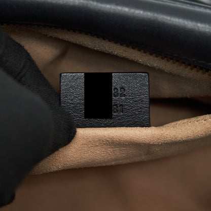 Gucci Marmont small matelasse shoulder bag black