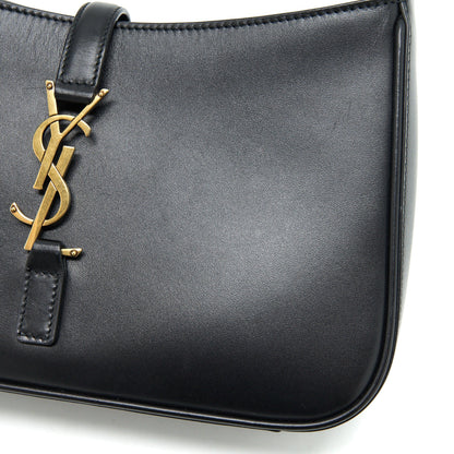 Saint Laurent Le 5 A 7 Hobo Bag calfskin black GHW