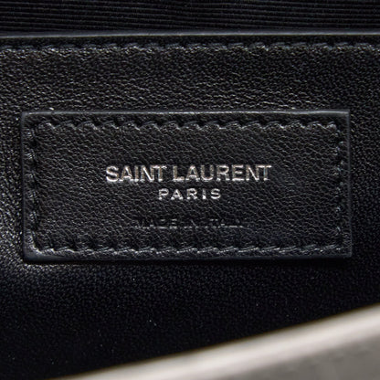 Saint Laurent Kate Bag Croc Embossed-Calfskin Grey SHW