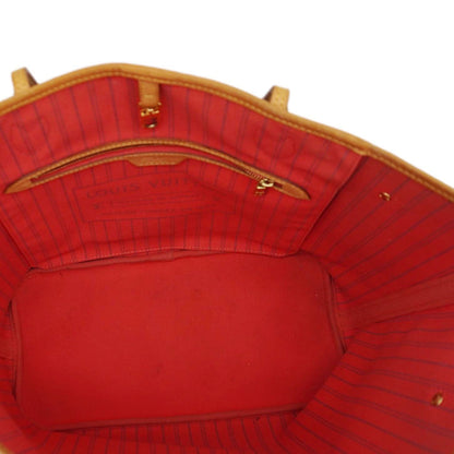 LOUIS VUITTON Neverfull MM V Monogram Canvas Tote Bag Brown