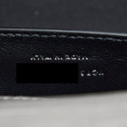Saint Laurent Kate Bag Croc Embossed-Calfskin Grey SHW