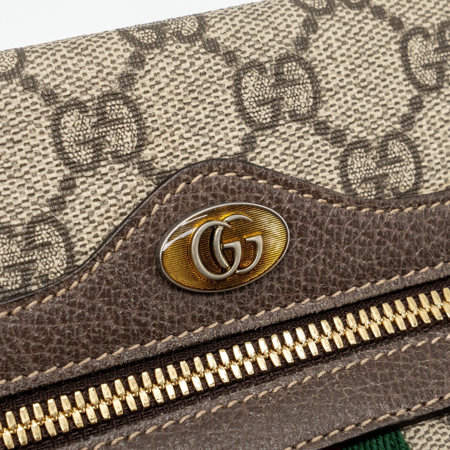 Gucci Ophidia GG supreme zip crossbody bag Canvas / leather