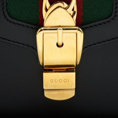 Gucci Small Sylvie Shoulder Bag Black