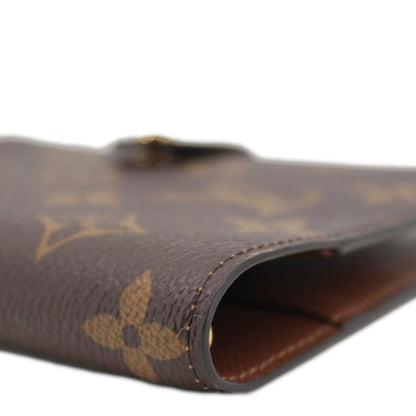 LOUIS VUITTON Agenda PM Monogram Canvas Planner Cover Brown