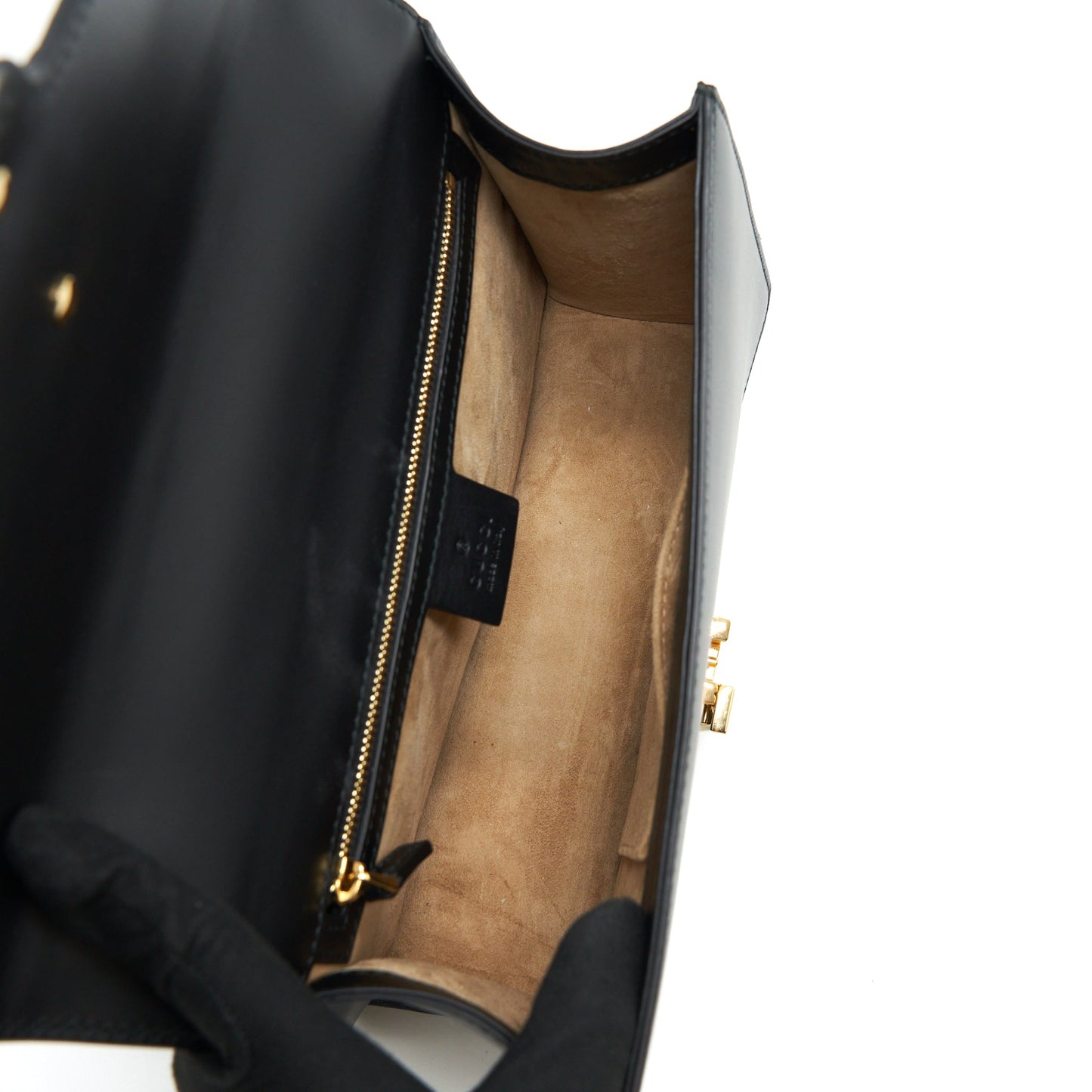 Gucci Small Sylvie Shoulder Bag Black