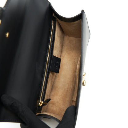 Gucci Small Sylvie Shoulder Bag Black