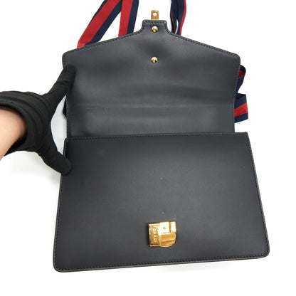 Gucci Small Sylvie Shoulder Bag Black