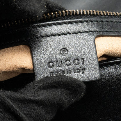 GUCCI SMALL GG MARMONT BAG CALFSKIN BLACK