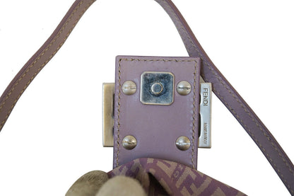 FENDI FF Zucchino Lilac Lavender Baguette Bag - Final Call