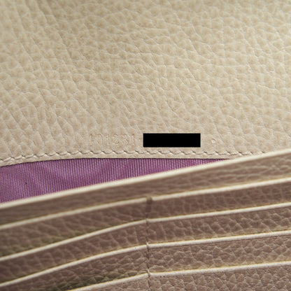 Gucci Dionysus Chain Wallet Calfskin Cream SHW