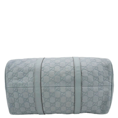 GUCCI Joy Medium Leather Boston Bag Light Blue 265697