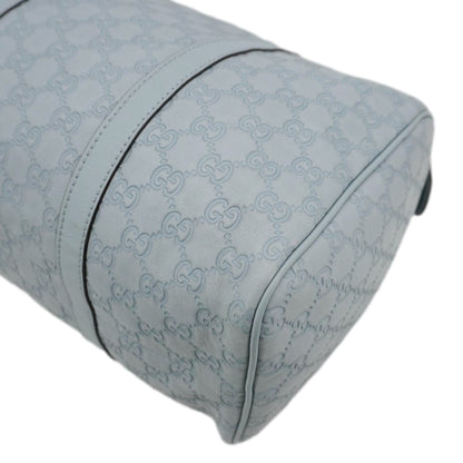 GUCCI Joy Medium Leather Boston Bag Light Blue 265697