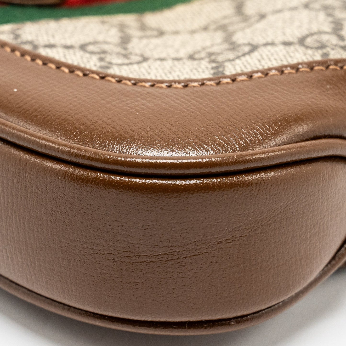 Gucci Jackie 1961 Mini Shoulder Bag GG Supreme Canvas/Calfskin Brown/Multicolour