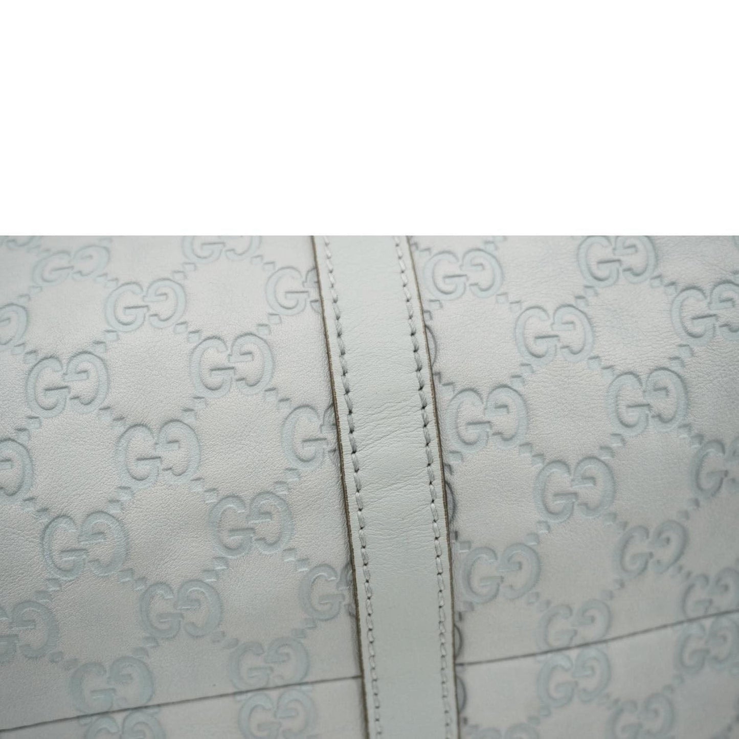 GUCCI Joy Medium Leather Boston Bag Light Blue 265697
