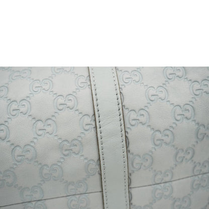 GUCCI Joy Medium Leather Boston Bag Light Blue 265697