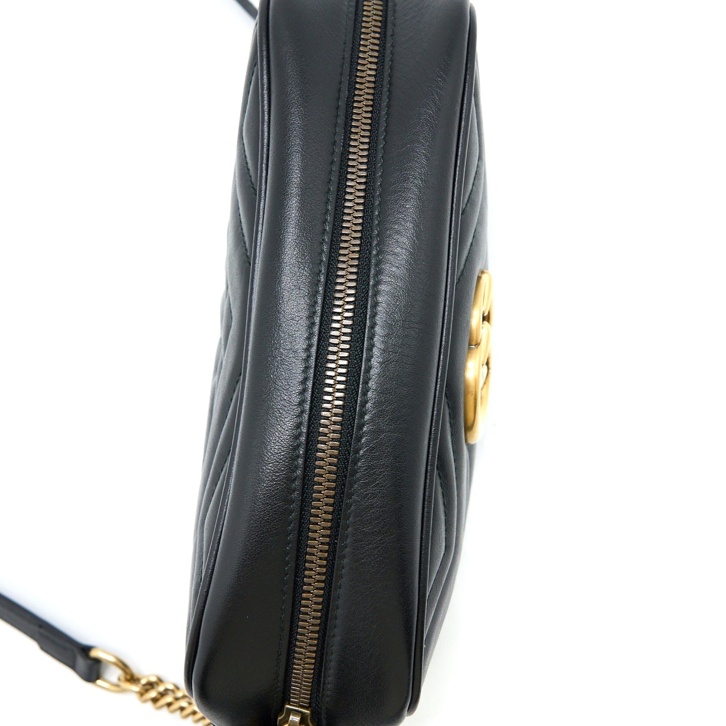 Gucci GG Marmont Camera Bag Black Brushed