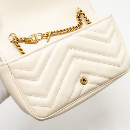 Gucci GG Marmont Super Mini Calfskin White