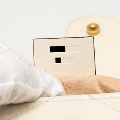 Gucci GG Marmont Super Mini Calfskin White