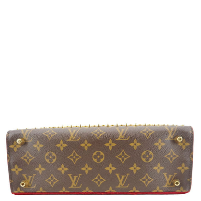 LOUIS VUITTON x Christian Louboutin Monogram Canvas Iconoclast Tote Bag Brown