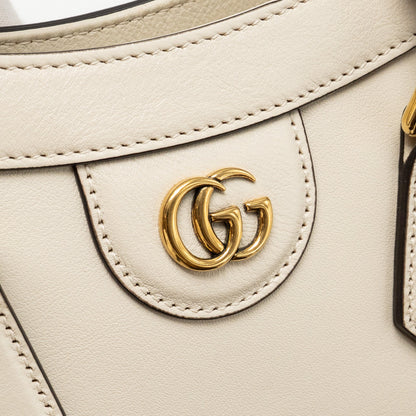 Gucci Small Diana Tote Bag Calfskin White