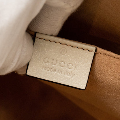 Gucci Small Diana Tote Bag Calfskin White