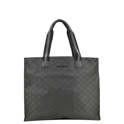 GUCCI GG Supreme Nylon Tote Bag Black 449178