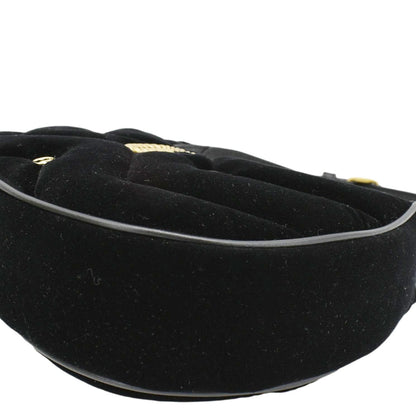 GUCCI GG Marmont Half Moon Mini Leather Shoulder Bag Black 770983