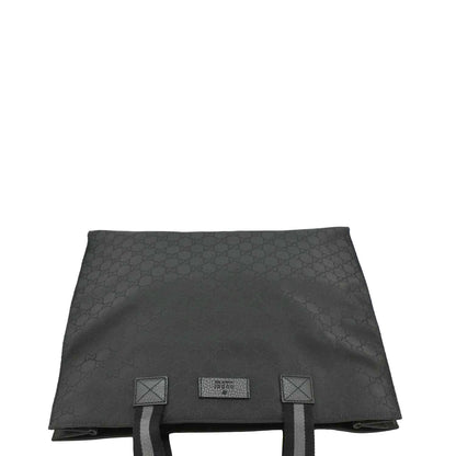 GUCCI GG Supreme Nylon Tote Bag Black 449178