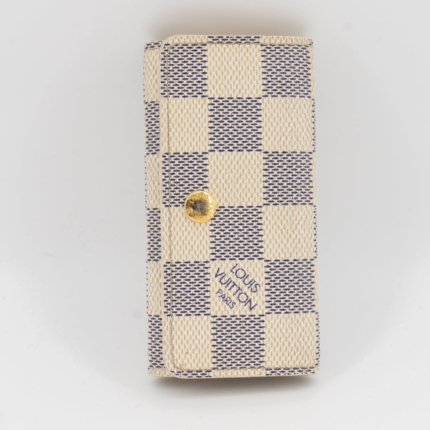 Louis Vuitton Damier Azur key holder