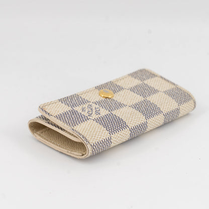 Louis Vuitton Damier Azur key holder