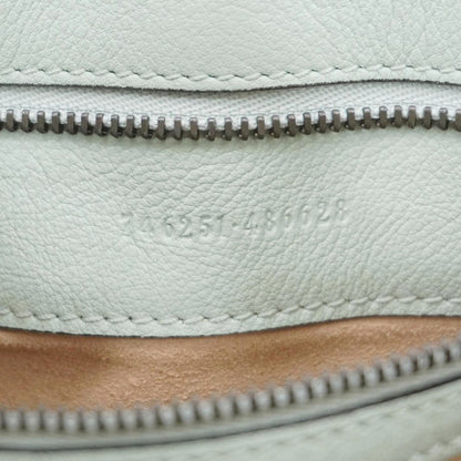 GUCCI Diana Small Leather Top Handle Shoulder Bag Pale Green 746251