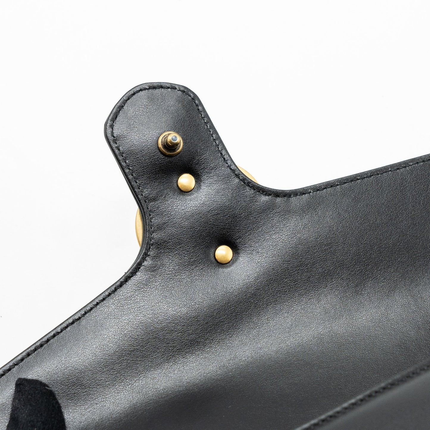 Gucci small marmont bag calfskin black