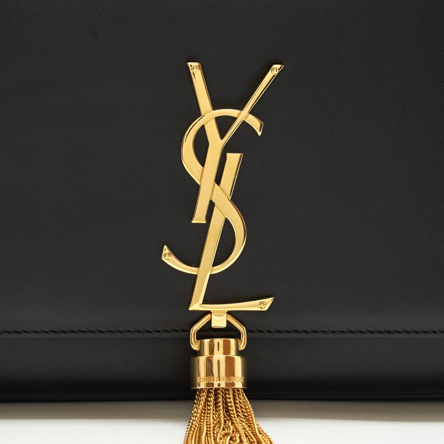 Saint Laurent medium kate bag Tassel black GHW