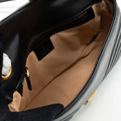 Gucci small marmont bag calfskin black