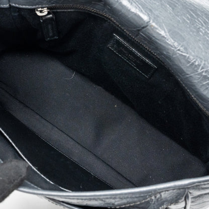 Saint laurent Medium Niki calfskin dark grey SHW