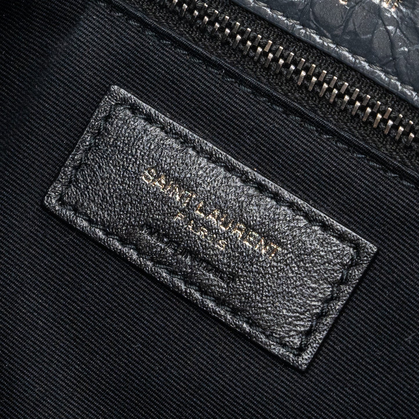 Saint laurent Medium Niki calfskin dark grey SHW