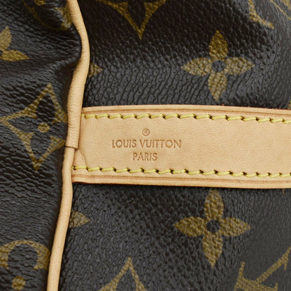 LOUIS VUITTON Speedy 25 Bandouliere Monogram Canvas Shoulder Bag Brown