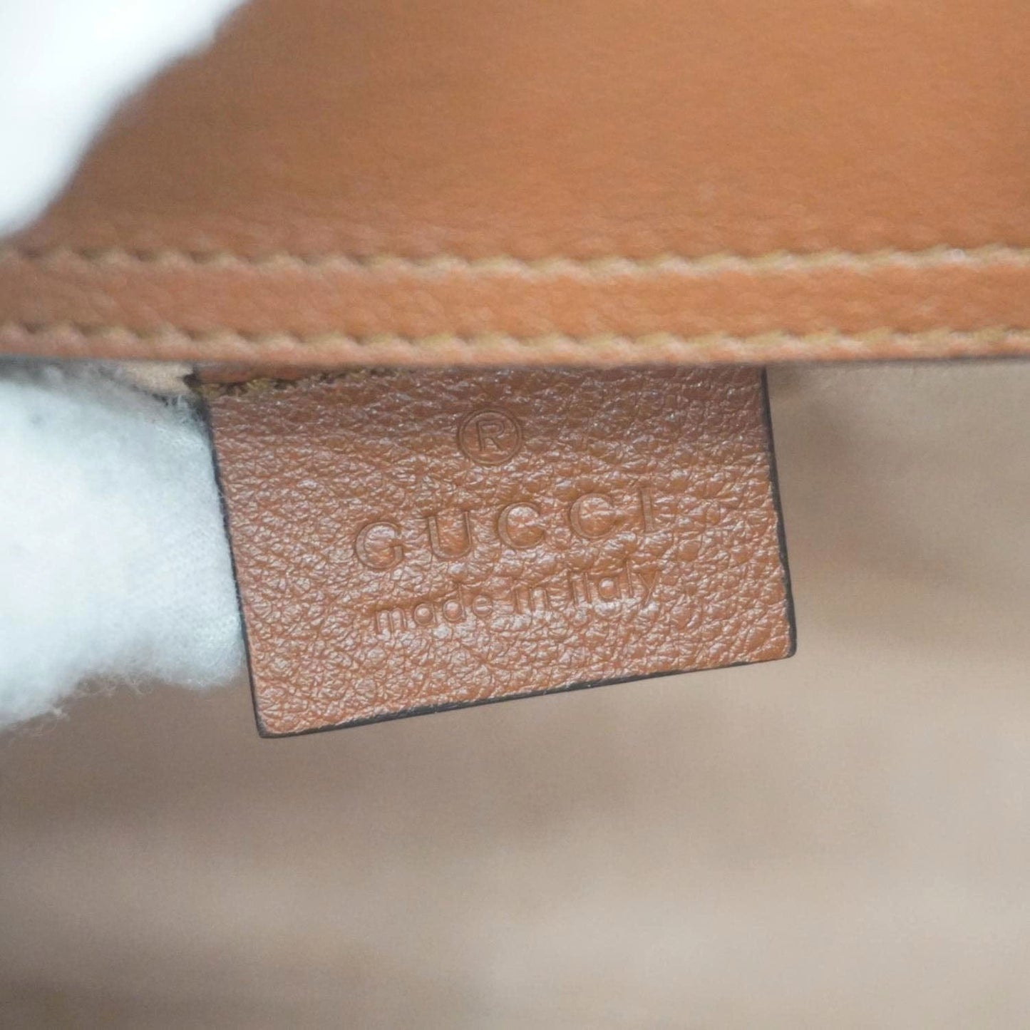 GUCCI Diana Bamboo Mini Leather Tote Bag Brown 655661