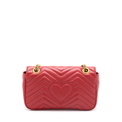 Gucci Small GG Marmont Bag Red