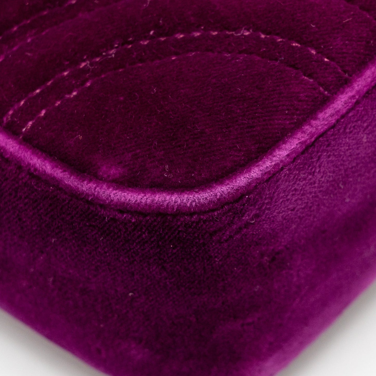 Gucci Mini GG Marmont Shoulder Bag Velvet Hot Pink