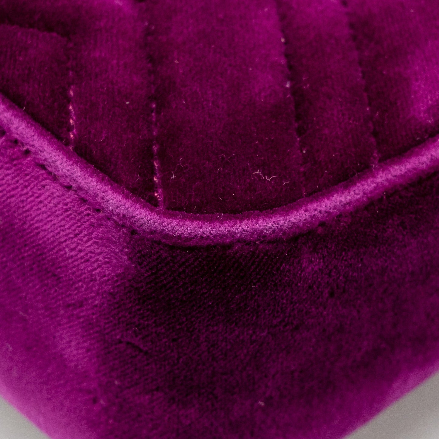 Gucci Mini GG Marmont Shoulder Bag Velvet Hot Pink