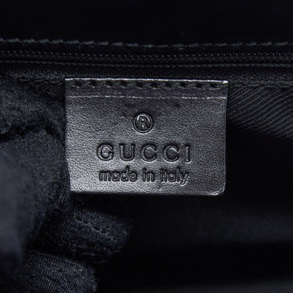 Gucci Vintage Jackie Bag GG Printed Canvas Black