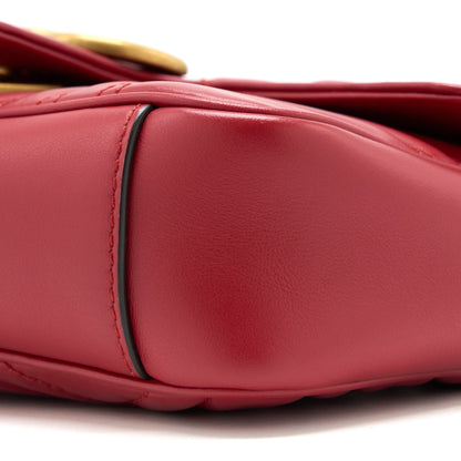 Gucci Mini Marmont Calfskin Red
