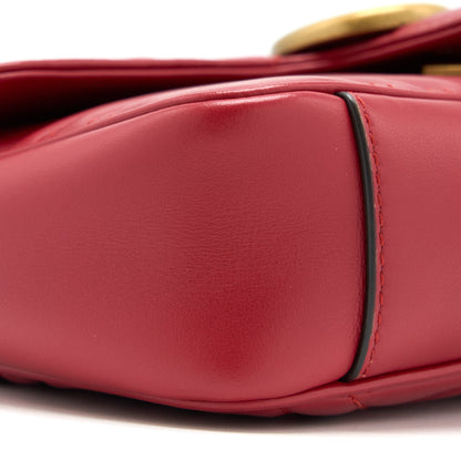Gucci Mini Marmont Calfskin Red