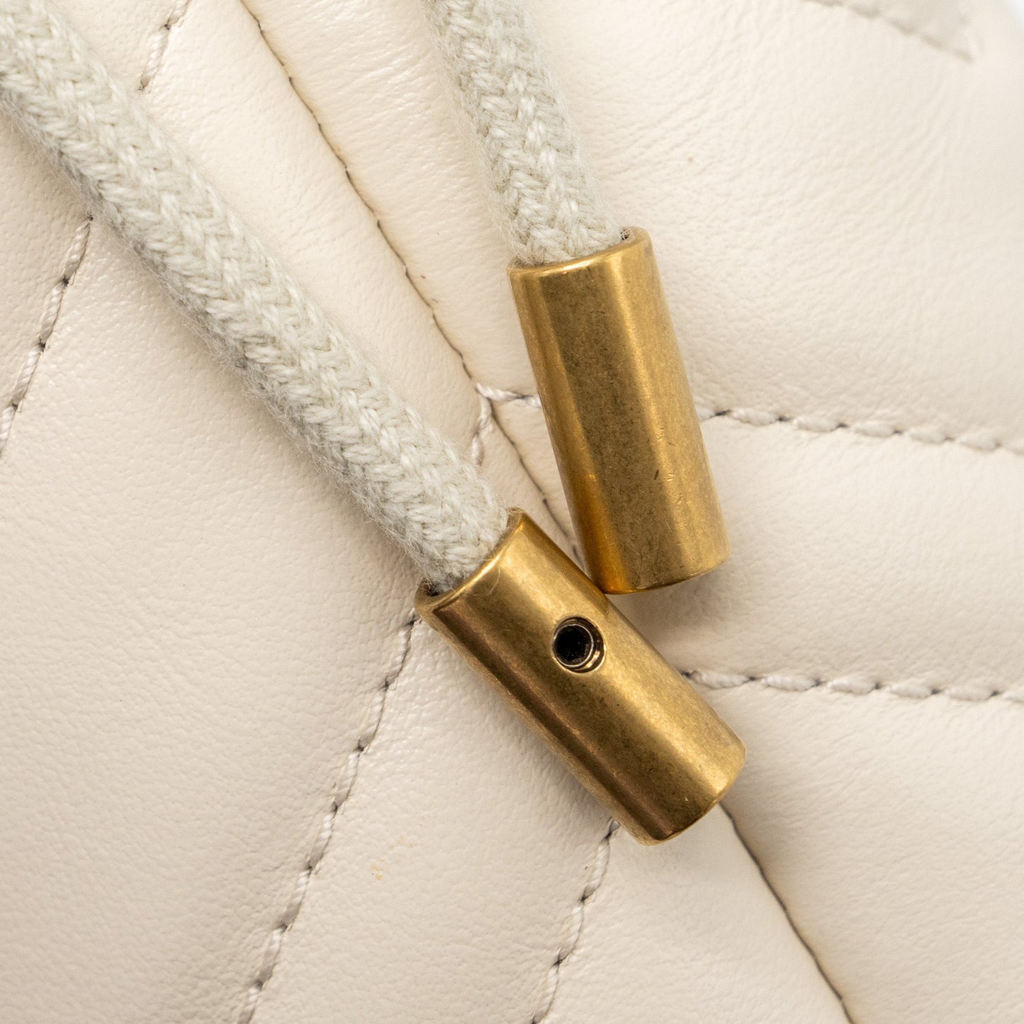 Gucci GG Marmont Mini Bucket Bag calfskin White