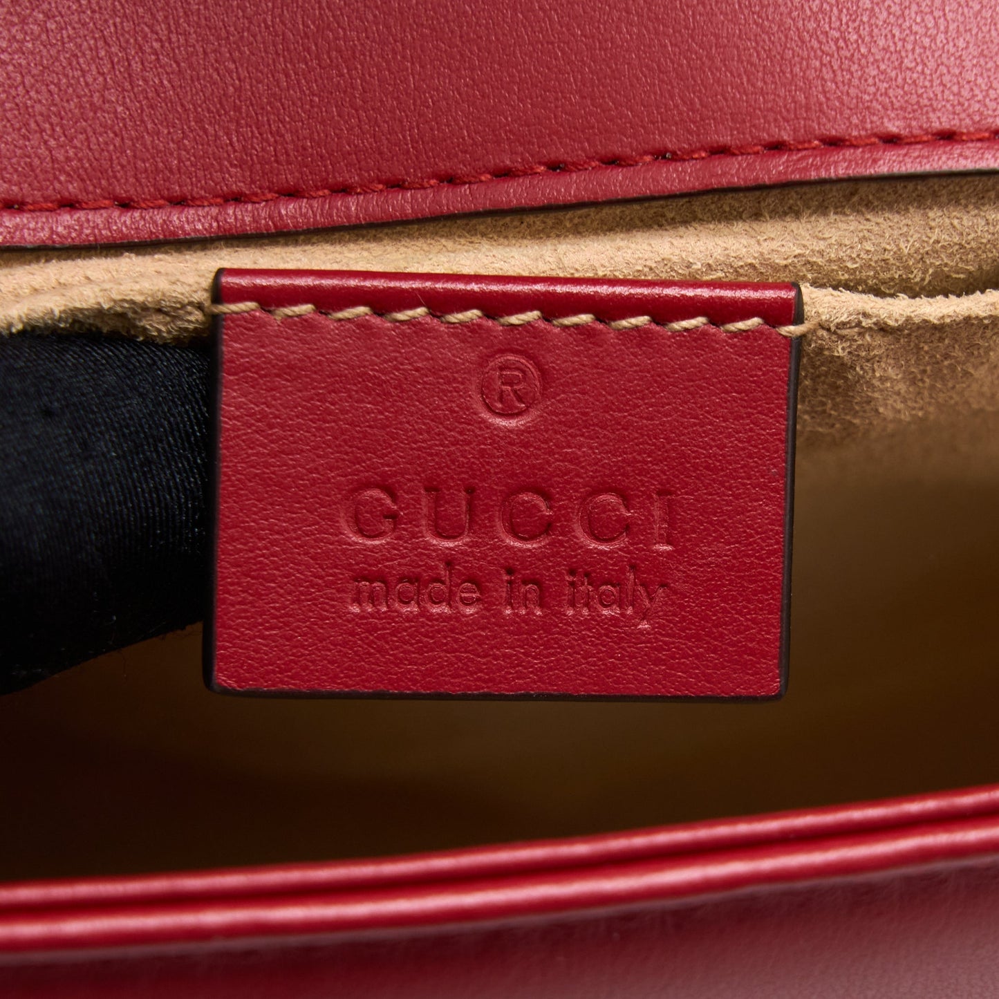 Gucci Mini Marmont Calfskin Red