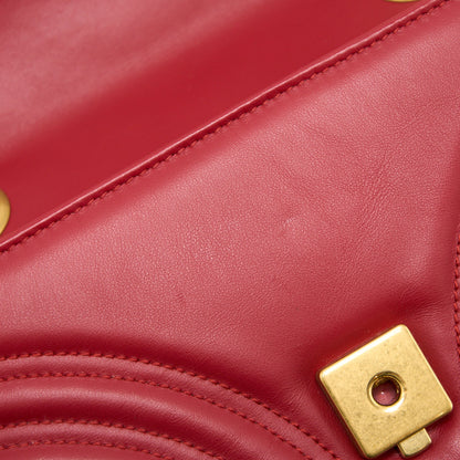 Gucci Mini Marmont Calfskin Red
