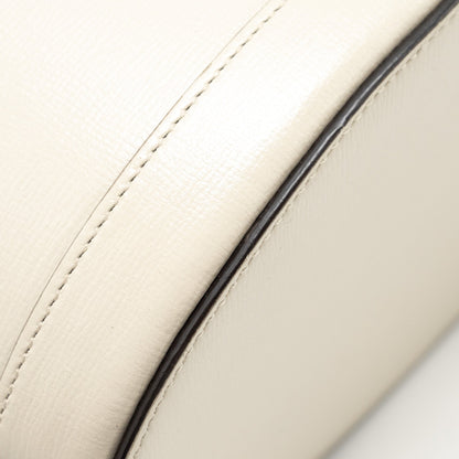 Gucci 1955 Horsebit Bucket Tote Bag Calfskin White